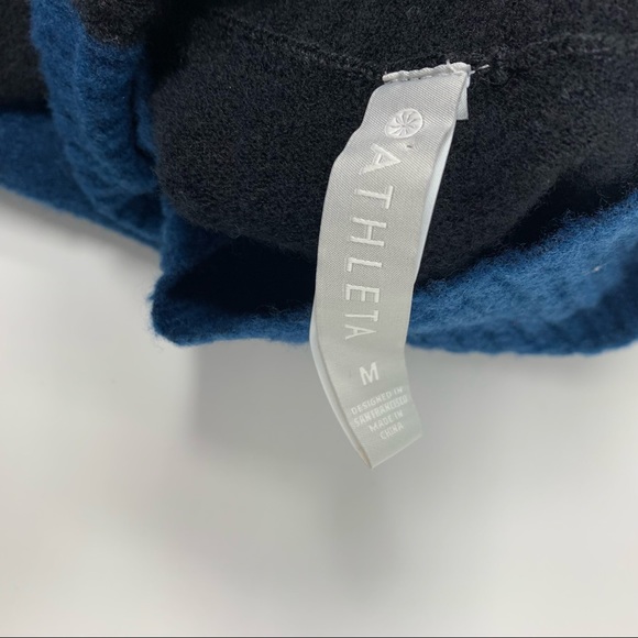 SOLD Athleta Transit Color block Wool Turtleneck Sweater - Picture 10 of 11